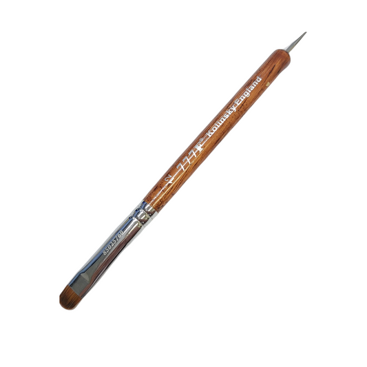 777 ft red wood french nail brush Dotting Tool size 12