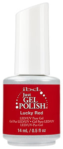 Just Gel Polish Lucky Red 0.5 oz #56584-Beauty Zone Nail Supply