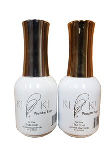 Kiki Wonder gel Top & Base Duo-Beauty Zone Nail Supply