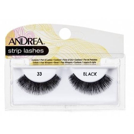 Andrea Strip Eyelashes 33 Black #23310