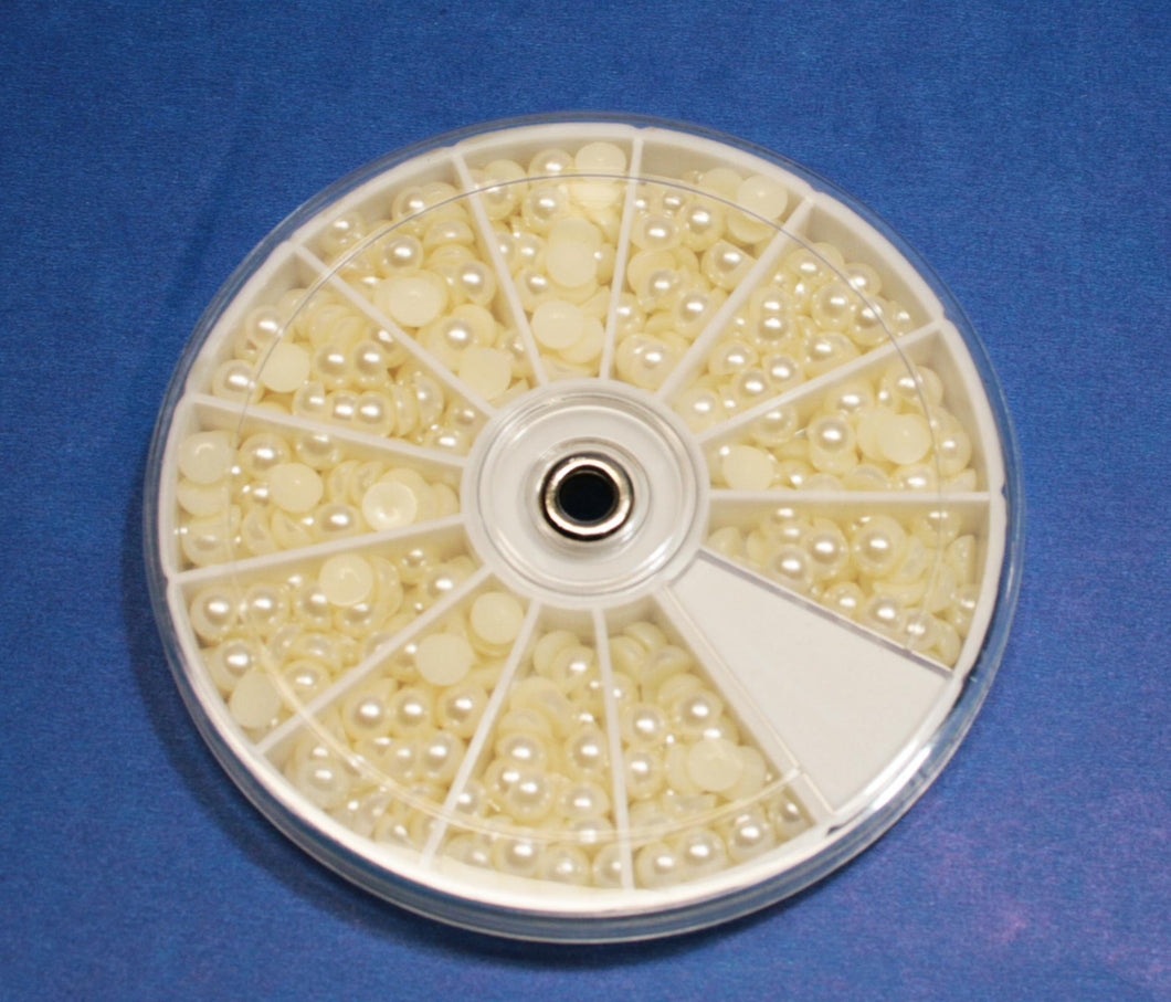 Pearl 5.0 rhinestones wheel #9240-Beauty Zone Nail Supply