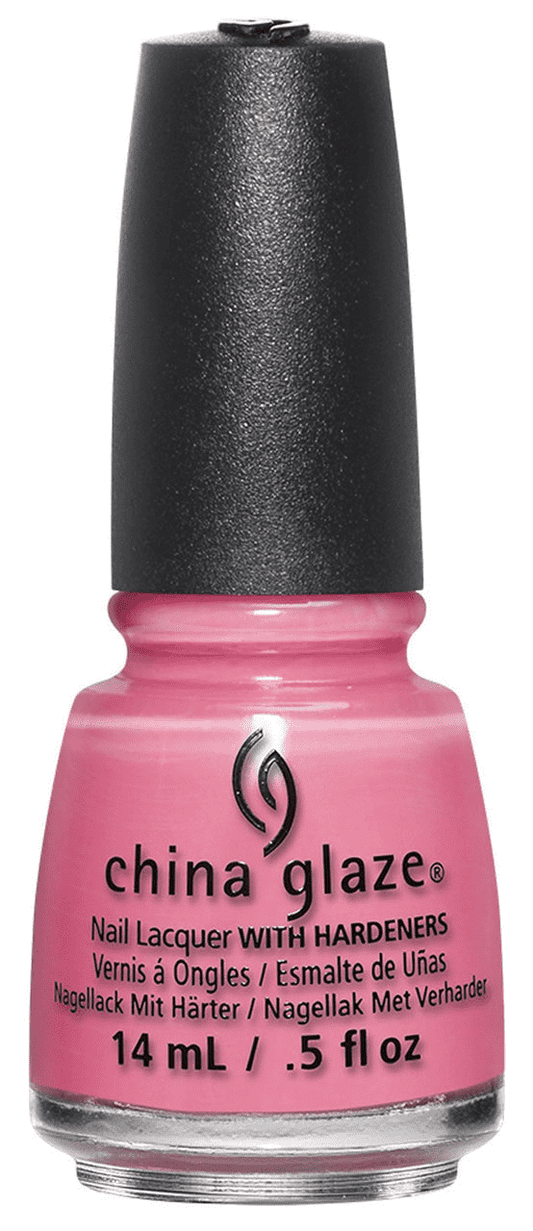 China Glaze Lacquer Lip Smackin' Good (Neon Light Pink Creme) 0.5 oz #83544-Beauty Zone Nail Supply