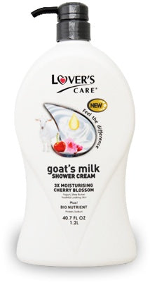 Lover's Care Goat's Milk Shower Cream Cherry Blossom 1200 mL. 40.7 oz #234US