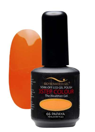 Bio Seaweed 3STEP Gel Polish 66 Papaya-Beauty Zone Nail Supply