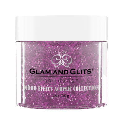 Glam & Glits Mood Acrylic Powder (Glitter) 1 oz Purple Skies - ME1025-Beauty Zone Nail Supply