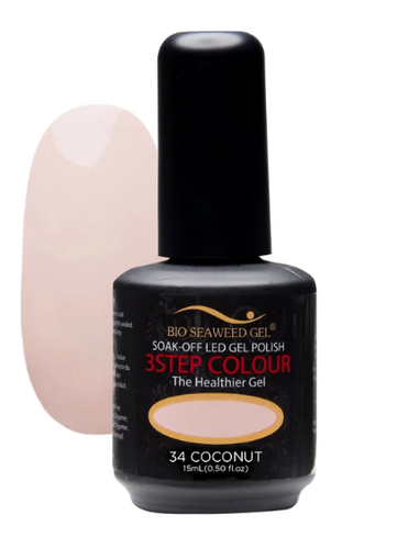 Bio Seaweed 3STEP Gel Polish 34 Coconut-Beauty Zone Nail Supply