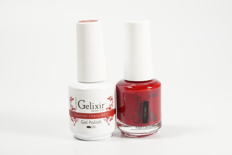 Gelixir Duo Gel & Lacquer Blood Mary 1 PK #047-Beauty Zone Nail Supply