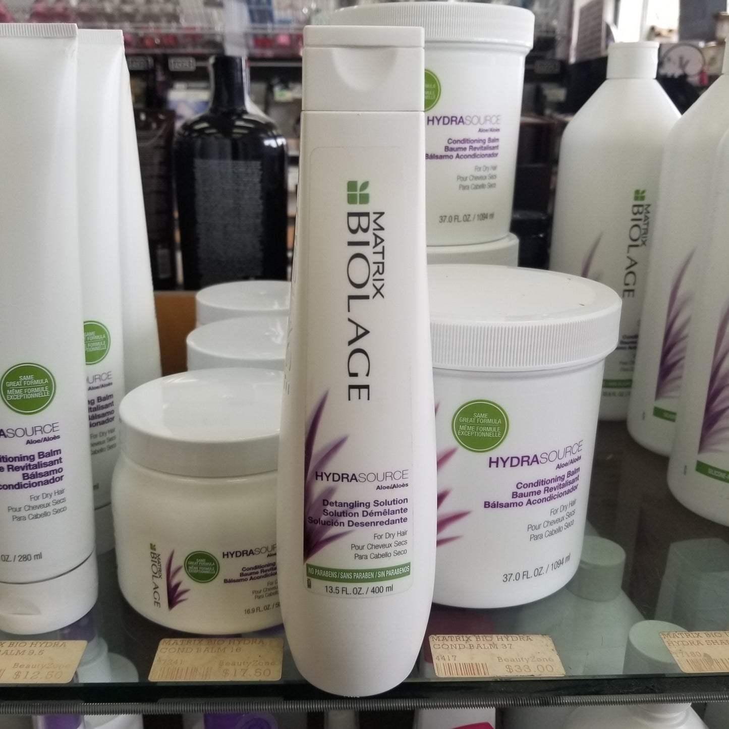 MATRIX BIOLAGE HYDRASOURCE DETANGLING SOLUTION 13.5 OZ #6946 - BeautyzoneNailSupply