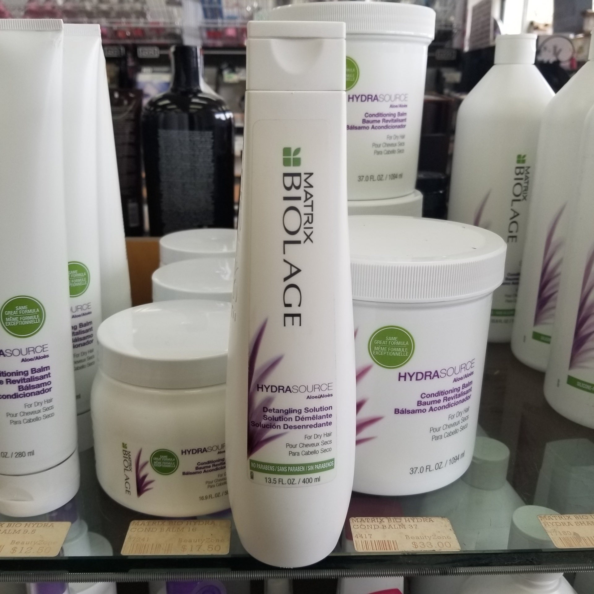 MATRIX BIOLAGE HYDRASOURCE DETANGLING SOLUTION 13.5 OZ #6946 - BeautyzoneNailSupply