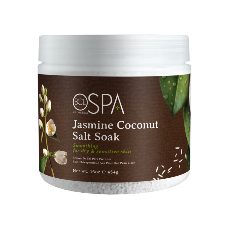 BCL SPA Jasmine Coconut Salt Soak 16oz-Beauty Zone Nail Supply