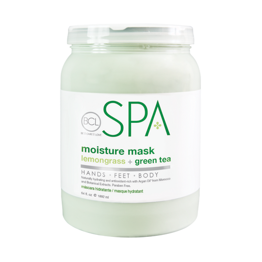 BCL SPA Moisture Mask Lemongrass + Green Tea 64oz-Beauty Zone Nail Supply