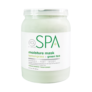 BCL SPA Moisture Mask Lemongrass + Green Tea 64oz-Beauty Zone Nail Supply