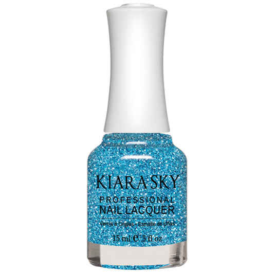 Kiara Sky All In One Nail Lacquer 0.5 oz Blue Lights N5071-Beauty Zone Nail Supply