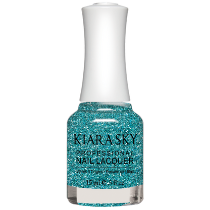 Kiara Sky All In One Nail Lacquer 0.5 oz Cosmic Blue N5075-Beauty Zone Nail Supply
