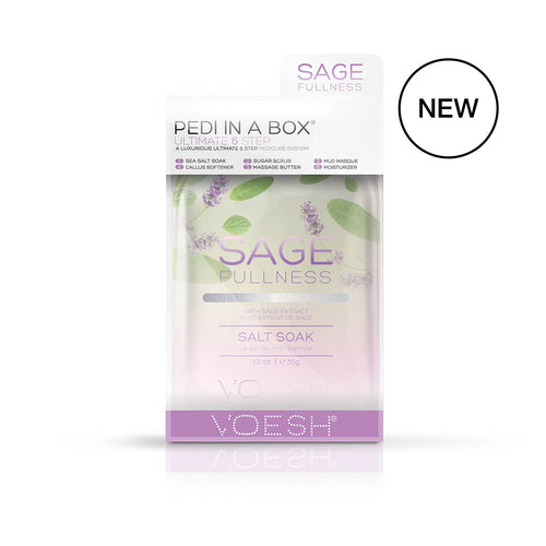 Voesh Pedi Sage Fullness 6 Step Case 30 pack-Beauty Zone Nail Supply