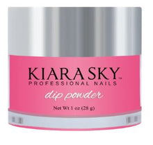 Load image into Gallery viewer, Kiara Sky Dip Glow Powder -DG128 Flamin-glo-Beauty Zone Nail Supply