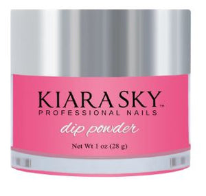 Kiara Sky Dip Glow Powder -DG128 Flamin-glo-Beauty Zone Nail Supply
