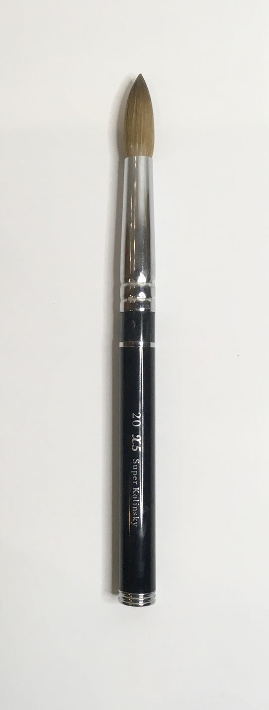 x5 Super Kolinsky Acrylic Nail Brush size 20-Beauty Zone Nail Supply