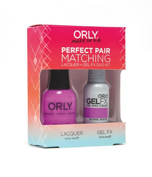 Orly Duo Scenic Route (Lacquer + Gel) .6oz / .3oz 31184-Beauty Zone Nail Supply