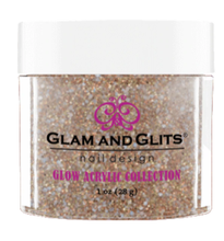 Load image into Gallery viewer, Glam &amp; Glits Glow Acrylic (Cream) 1 oz Shooting Stars - GL2021-Beauty Zone Nail Supply