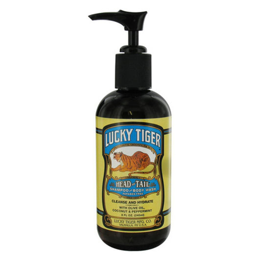 Lucky Tiger Head to Tail Shampoo & Body Wash 8 oz #00210