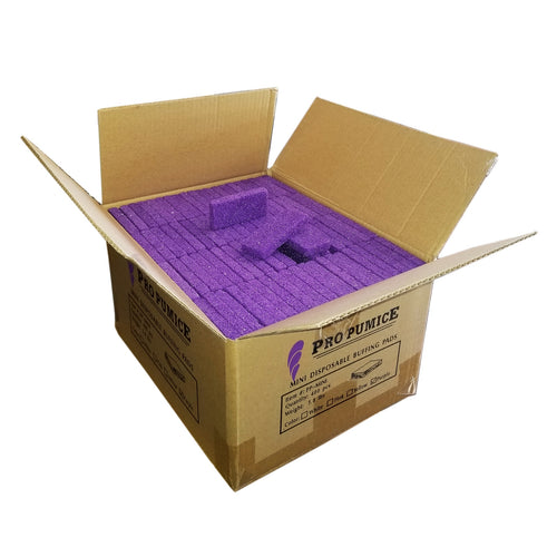 Pro Pumice Purple Medium 400 Pc #Pw1-M-Beauty Zone Nail Supply