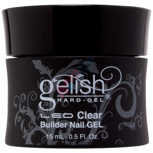 Gelish Hard Gel LED Clear Builder Gel 1.6 oz #01565-Beauty Zone Nail Supply