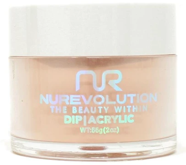 Nurevolution Dip Powder #86 Peaches'n Cream 2oz-Beauty Zone Nail Supply