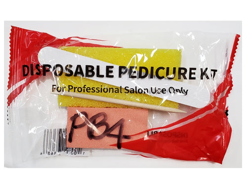 Beautyplus Pedicure Kit 4 (Pumice Yellow-Buffer-File-Pusher) #BP4-Beauty Zone Nail Supply