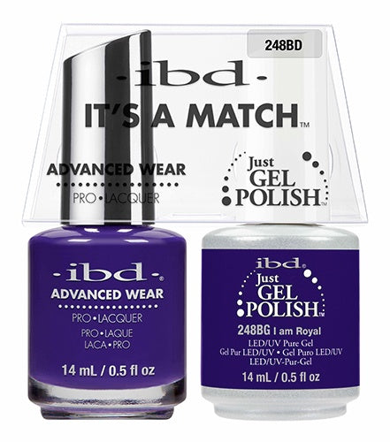 ibd Advanced Wear Color Duo I am Royal 1 PK-Beauty Zone Nail Supply