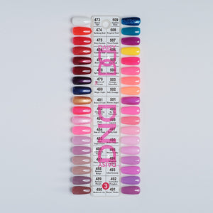 DND Duo Color Swatches 36 color– Single – 3-Beauty Zone Nail Supply