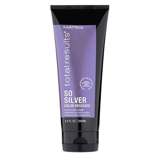 Matrix Total Results So Silver Color Obsessed Triple Power Mask 6.8 fl oz / 200 ml