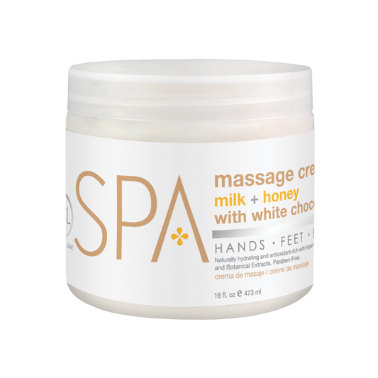 BCL SPA Massage Cream Milk + Honey with White Chocolate 16oz-Beauty Zone Nail Supply