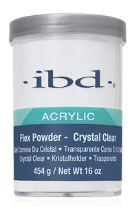 IBD - Flex Crystal Clear Powder 16 oz #71830-Beauty Zone Nail Supply