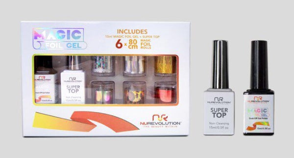 Nurevolution Magic Foil Gel set (6 foils) Set-Beauty Zone Nail Supply