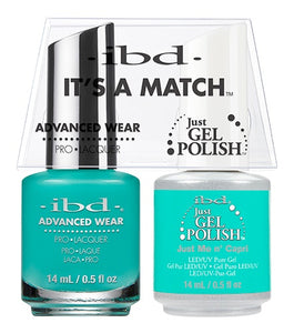 ibd Advanced Wear Color Duo Just Me n' Capri 1 PK-Beauty Zone Nail Supply