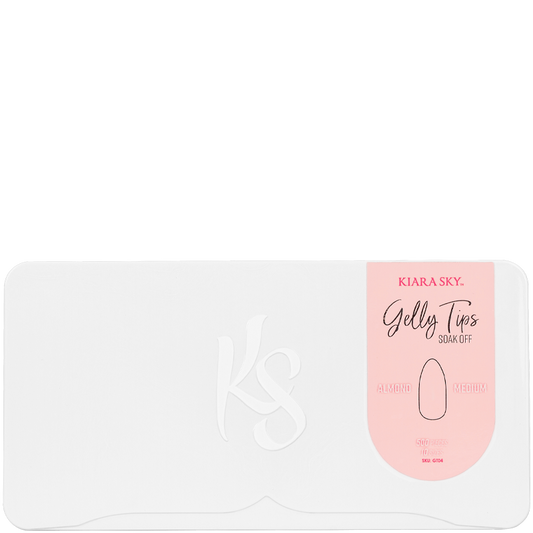 Kiara Sky Gelly Tip Medium Almond 500 tips #GT04-Beauty Zone Nail Supply