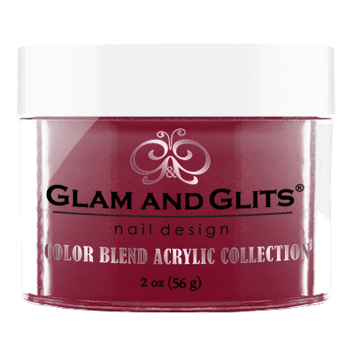 Glam & Glits Acrylic Powder Color Blend Berry Special 2 Oz- Bl3041-Beauty Zone Nail Supply