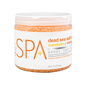 BCL SPA Dead Sea Salt Soak Mandarin + Mango 16oz-Beauty Zone Nail Supply