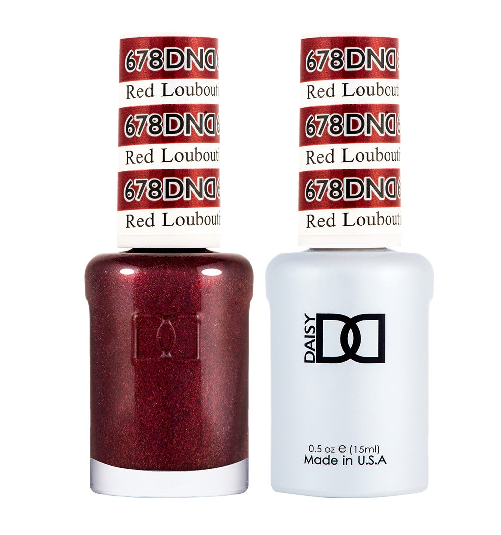DND Duo Gel & Lacquer Red Louboutin #678-Beauty Zone Nail Supply