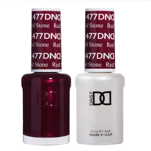 DND Duo Gel & Lacquer Red Stone #477-Beauty Zone Nail Supply