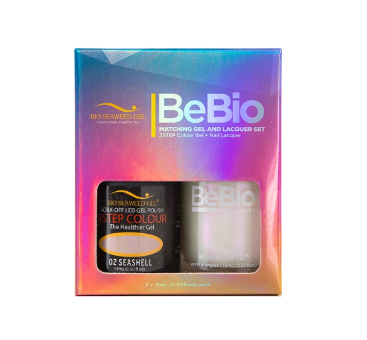 Bio Seaweed Bebio Duo 02 Seashell-Beauty Zone Nail Supply