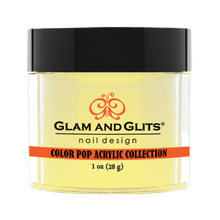 Load image into Gallery viewer, Glam &amp; Glits Color Pop Acrylic (Cream) 1 oz Glow With Me - CPA364-Beauty Zone Nail Supply