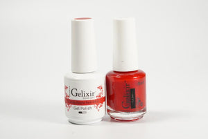 Gelixir Duo Gel & Lacquer Candy Apple Red 1 PK #043-Beauty Zone Nail Supply