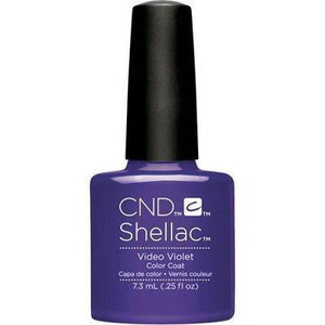 Cnd Shellac Video Violet .25 Fl Oz-Beauty Zone Nail Supply