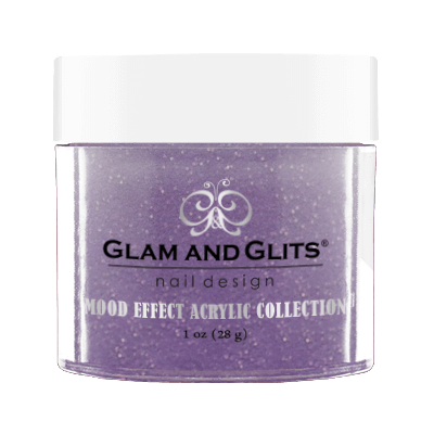 Glam & Glits Mood Acrylic Powder (Glitter) 1 oz Blue Lily - ME1044-Beauty Zone Nail Supply
