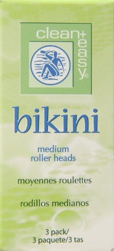 Clean & Easy Medium (Bikini) Roller Head - 3 pk #41635-Beauty Zone Nail Supply