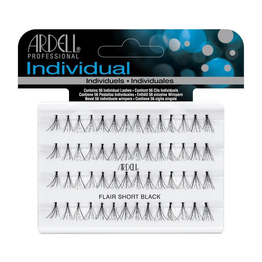 Ardell Individual Knotted Flare Short Black #65095-Beauty Zone Nail Supply