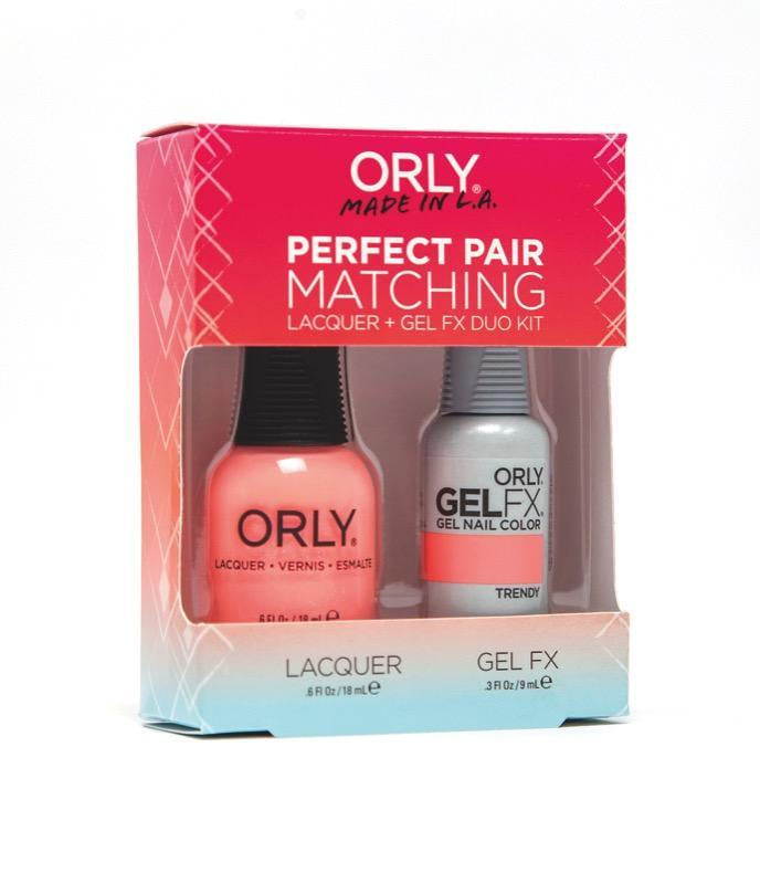 Orly Duo Trendy (Lacquer + Gel) .6oz / .3oz 31179-Beauty Zone Nail Supply