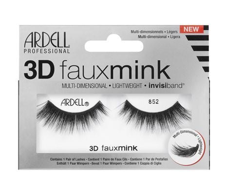 Ardell 3D Faux Mink Lash 852 #67448-Beauty Zone Nail Supply